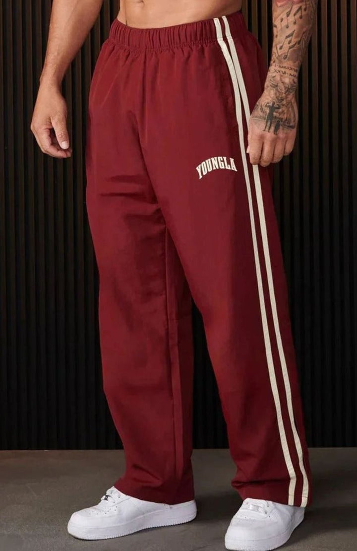 Tobias | Men's Jogging Pants with Side Stripes and Elastic Waistband