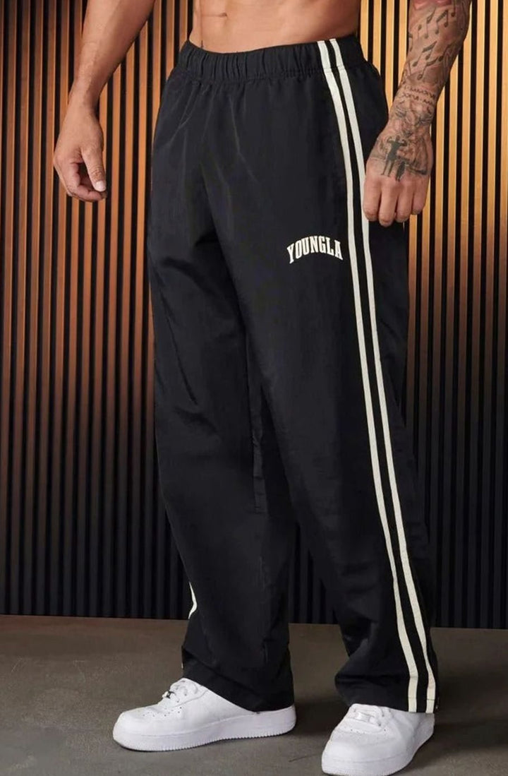 Tobias | Men's Jogging Pants with Side Stripes and Elastic Waistband