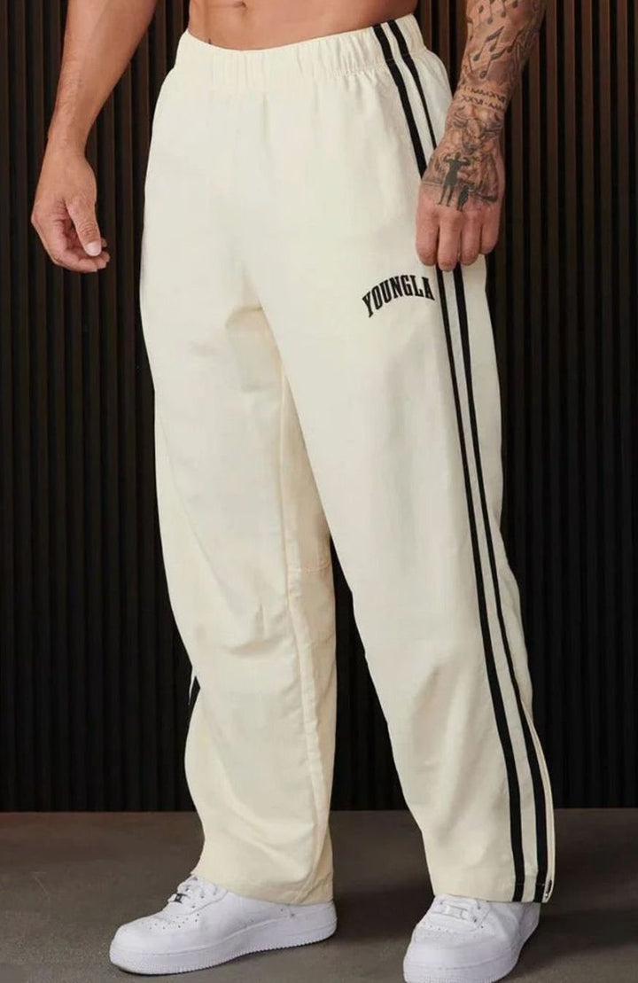 Tobias | Men's Jogging Pants with Side Stripes and Elastic Waistband