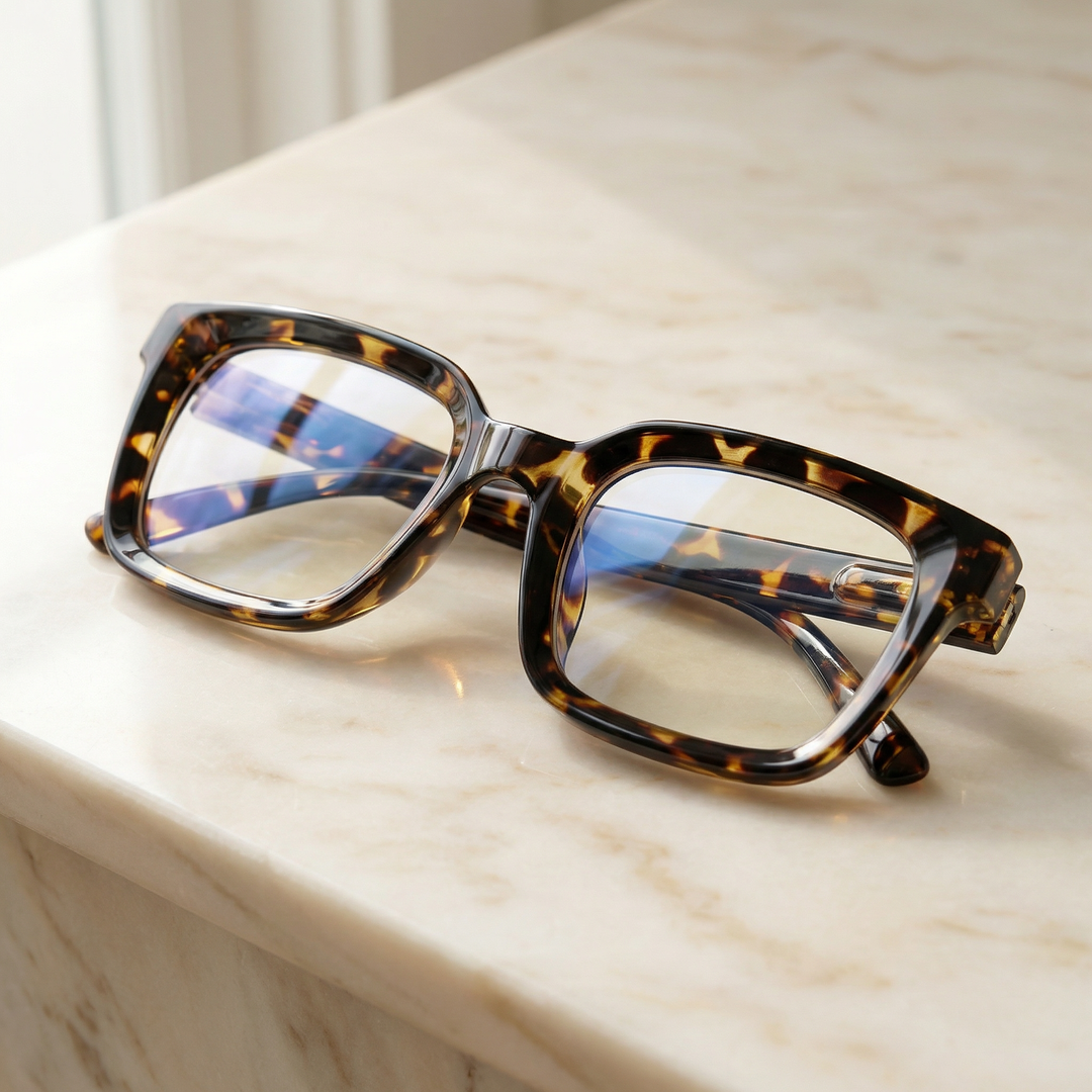 Clarelle Oversized Tortoiseshell Reading Glasses for Women - Elena Harper