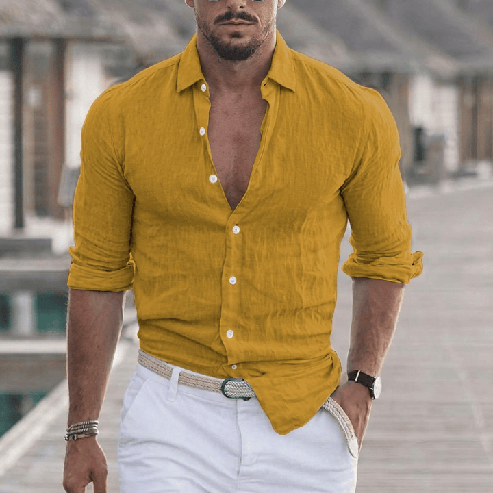 Modern Cotton Shirt for Men - Elena Harper