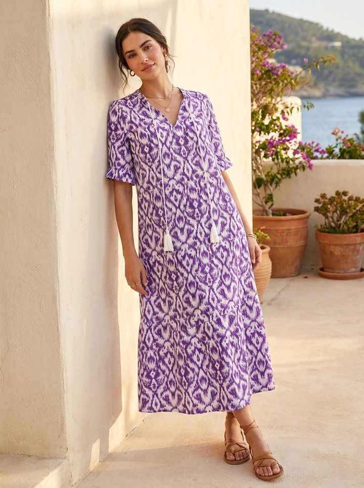 Ladies Boho Summer Dress | Vintage