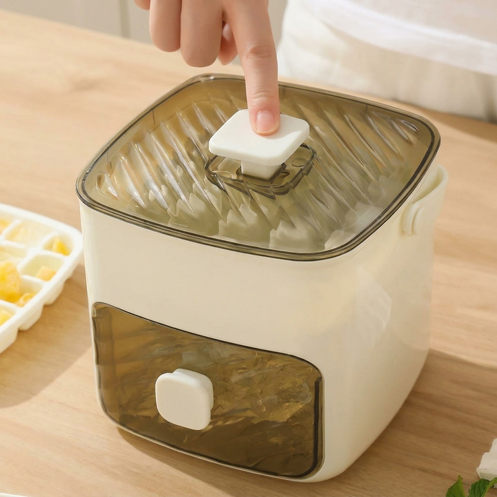 Compact Ice Maker for Countertop with Viewing Window