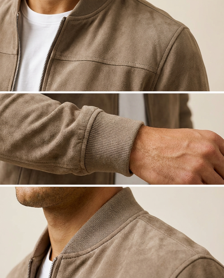 Adrian Modern Style Bomber Jacket - Elena Harper