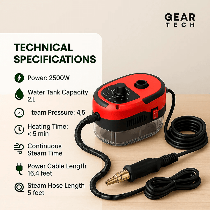 Home Steam Cleaner with Variable Control & Large Capacity