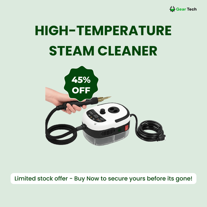 Home Steam Cleaner with Variable Control & Large Capacity