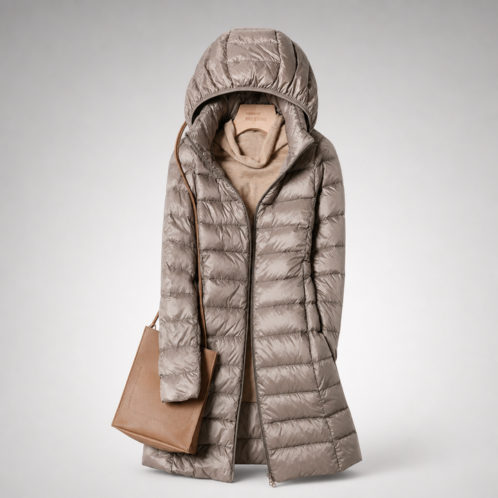 Wendy Warm Puffer Jacket, view 9 - Elena Harper