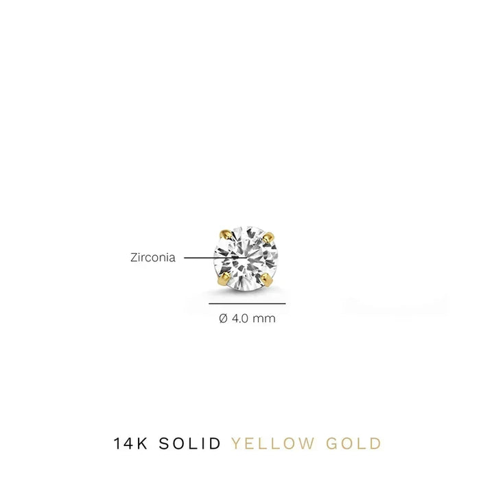 Gold earring