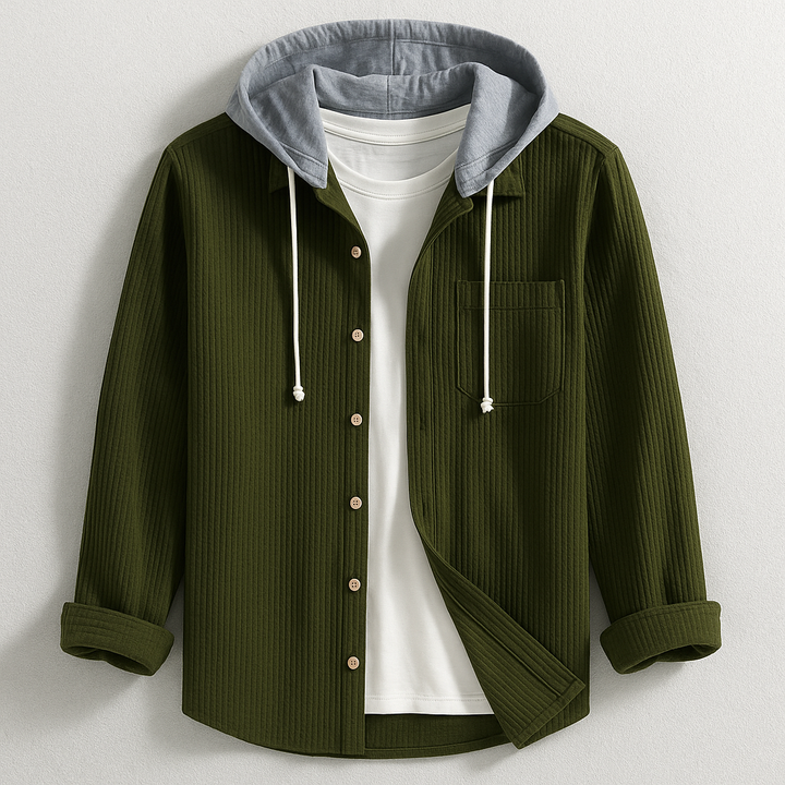ELENA HARPER™  |  LUXURY SHIRT WITH HOOD