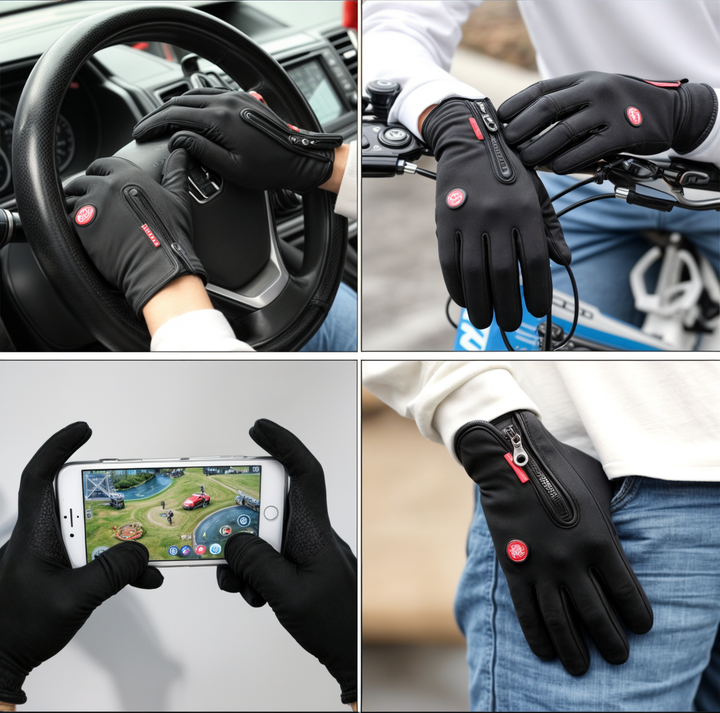 Thermal Windproof Gloves - Warm and Gadget-Compatible
