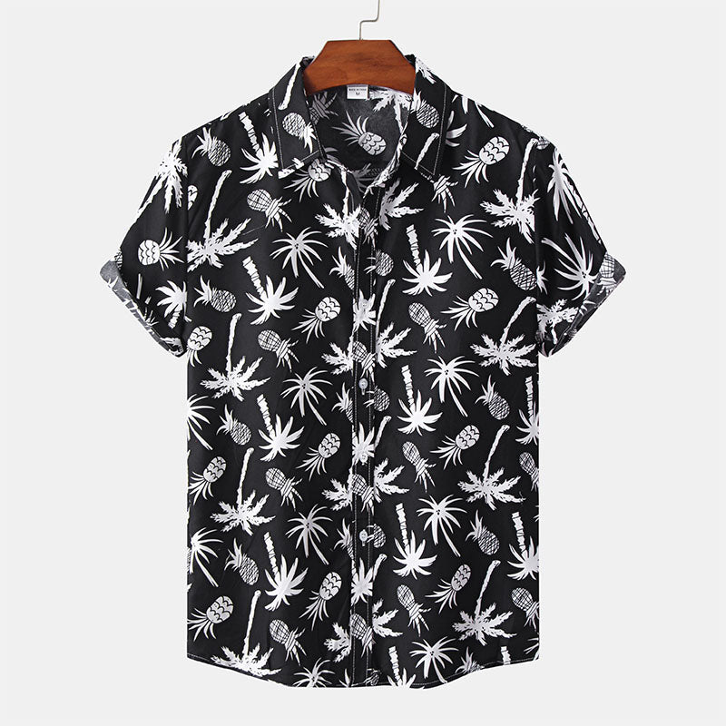 Tino - Black Short Sleeve Shirt