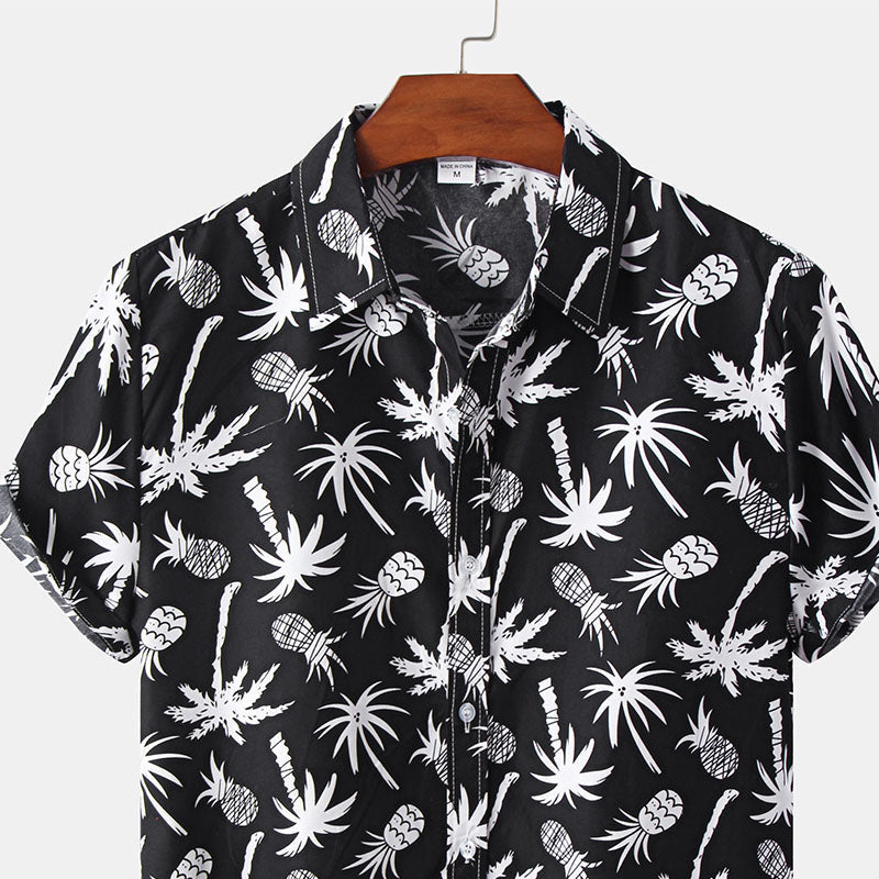 Tino - Black Short Sleeve Shirt