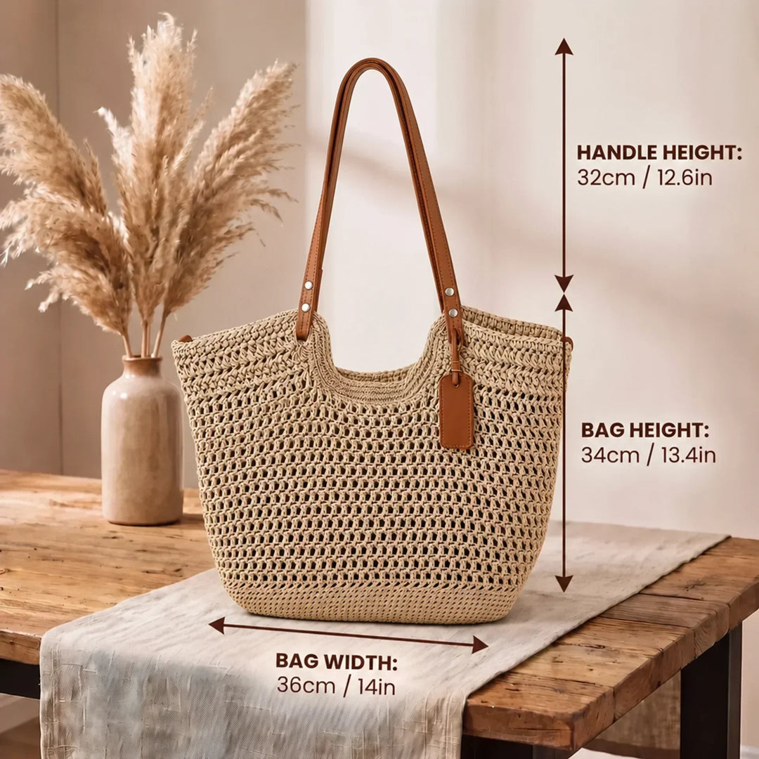 Clare The Handwoven Crochet Tote Bag - Elena Harper