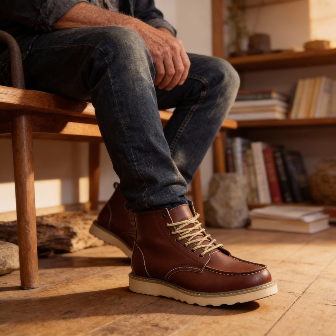 ELENA HARPER™  |  CLASSIC LACE-UP BOOTS FOR MEN