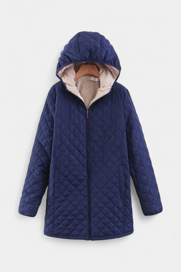 Ellery | Women's Quilted Hooded Jacket in Four Neutral Tones