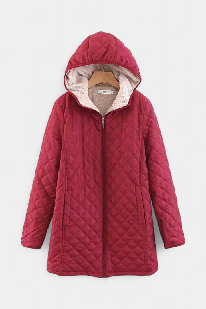 Ellery | Women's Quilted Hooded Jacket in Four Neutral Tones