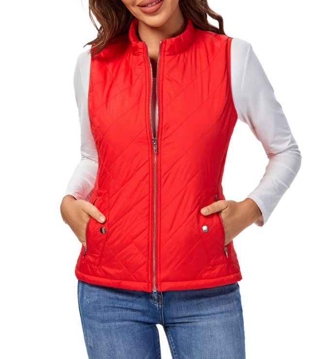 Lightly Padded Stylish Women's Vest - Lara