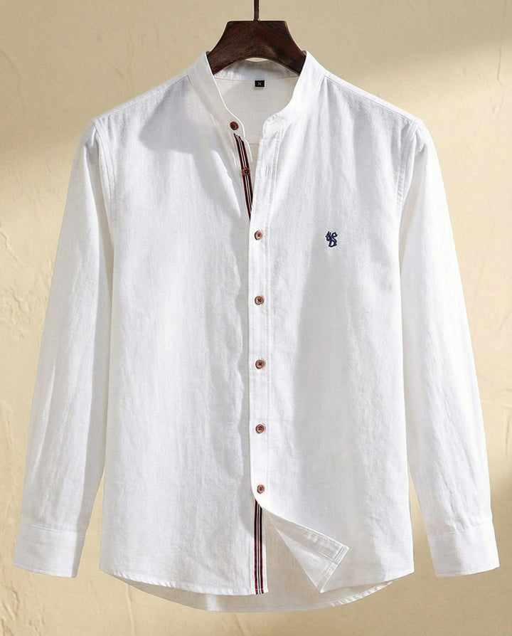 Officer Collar Shirt for Men - Elena Harper