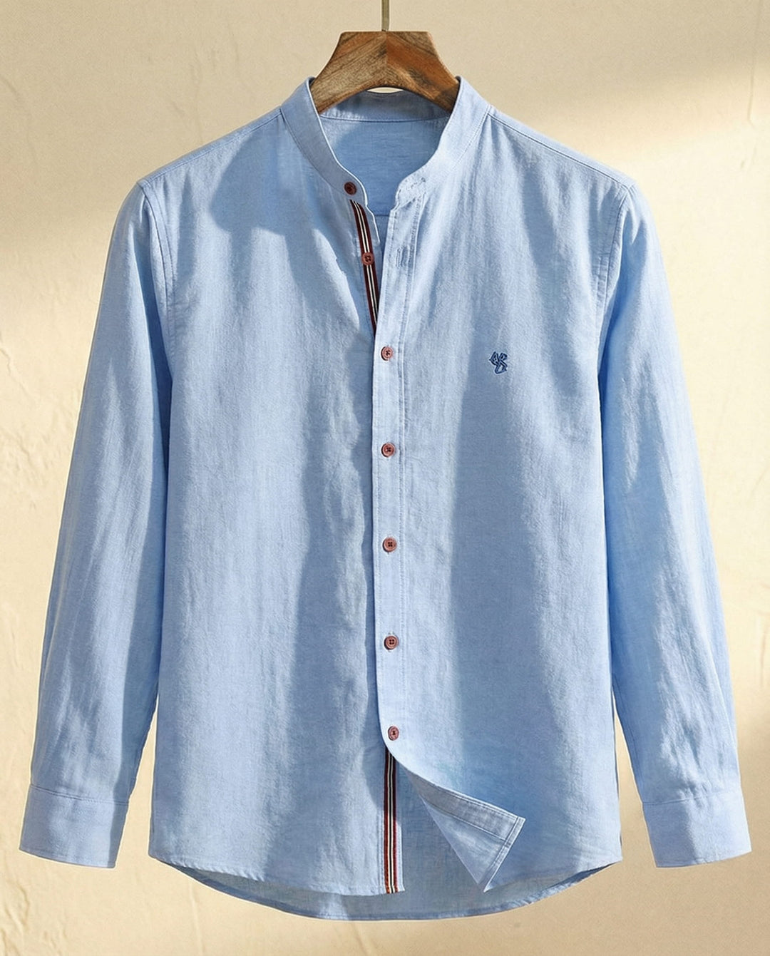 Officer Collar Shirt for Men - Elena Harper