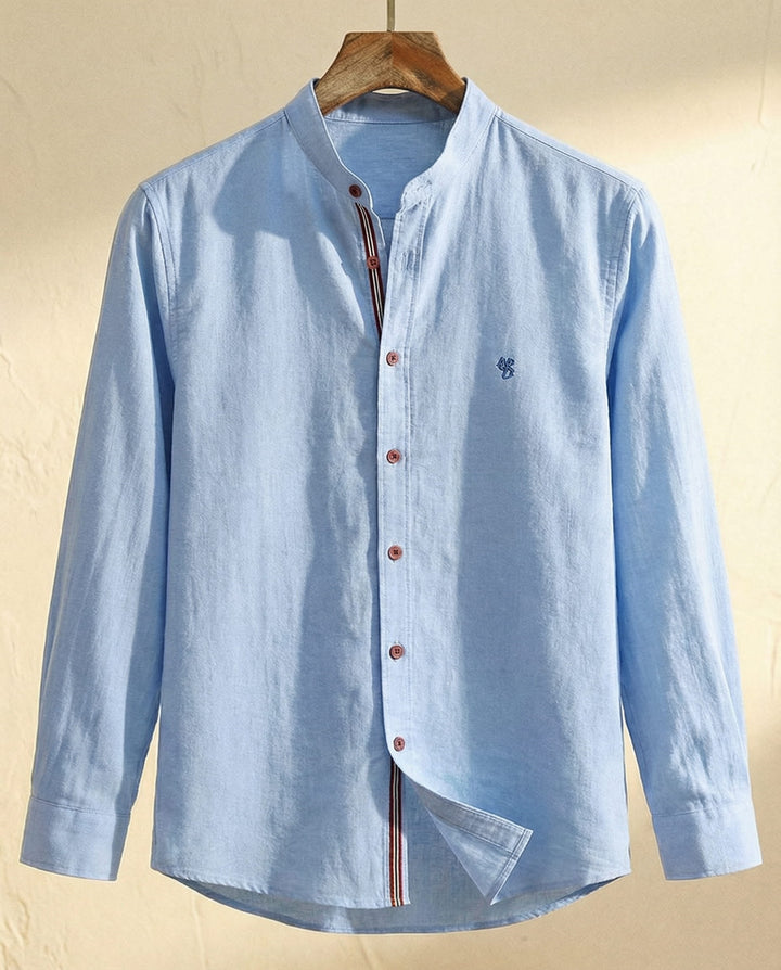 Officer Collar Shirt for Men - Elena Harper