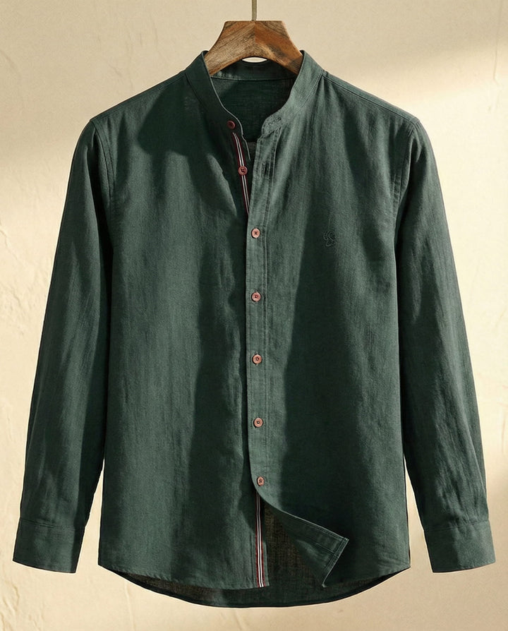 Officer Collar Shirt for Men - Elena Harper