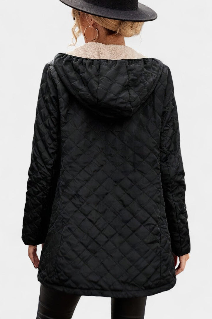 Ellery | Women's Quilted Hooded Jacket in Four Neutral Tones