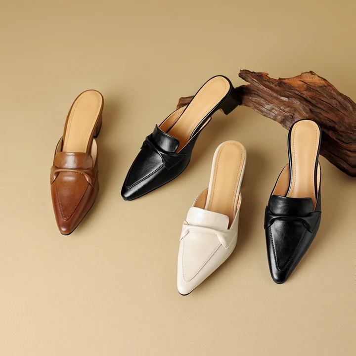 Palieri Genuine Leather Mules