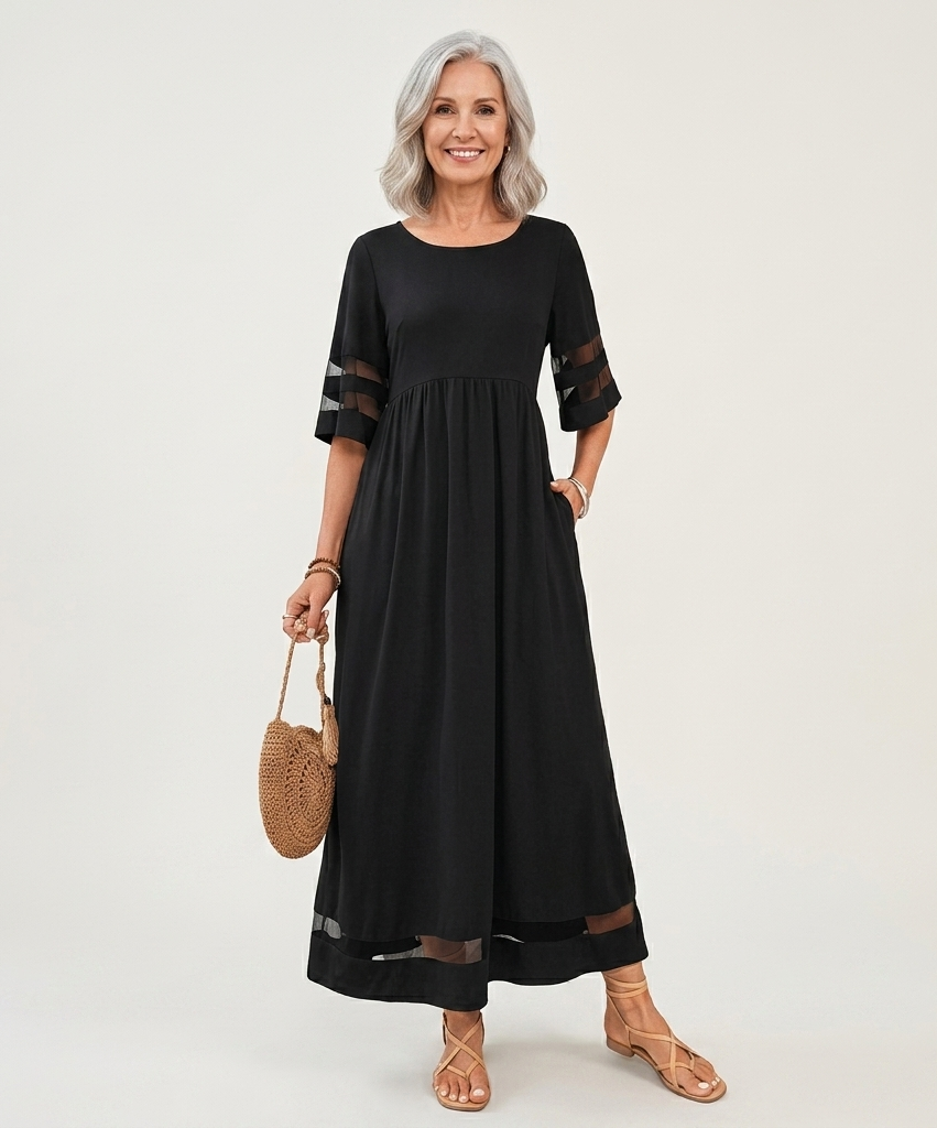 Aubrey Flattering Tummy-Smoothing Midi Dress - Elena Harper