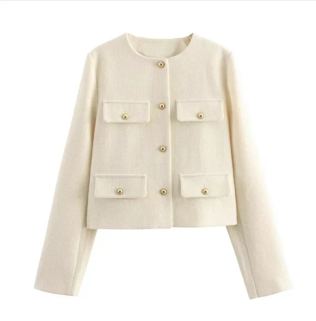 Louna Women's Chic Style Jacket, view 5 - Elena Harper