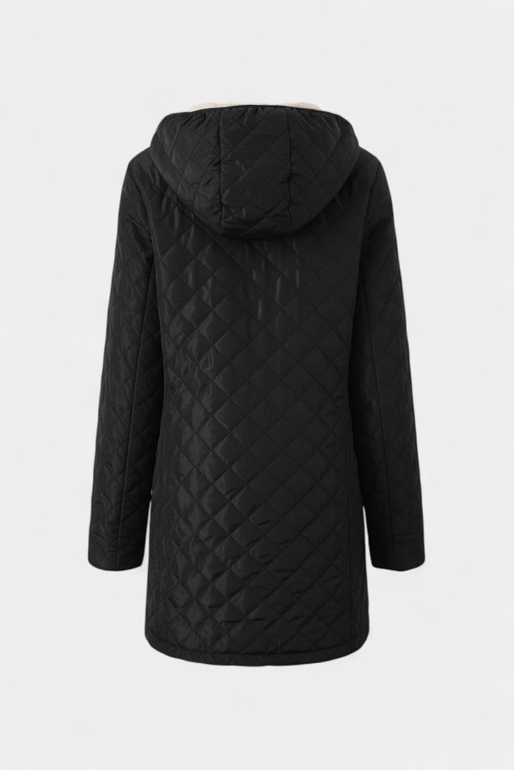 Ellery | Women's Quilted Hooded Jacket in Four Neutral Tones