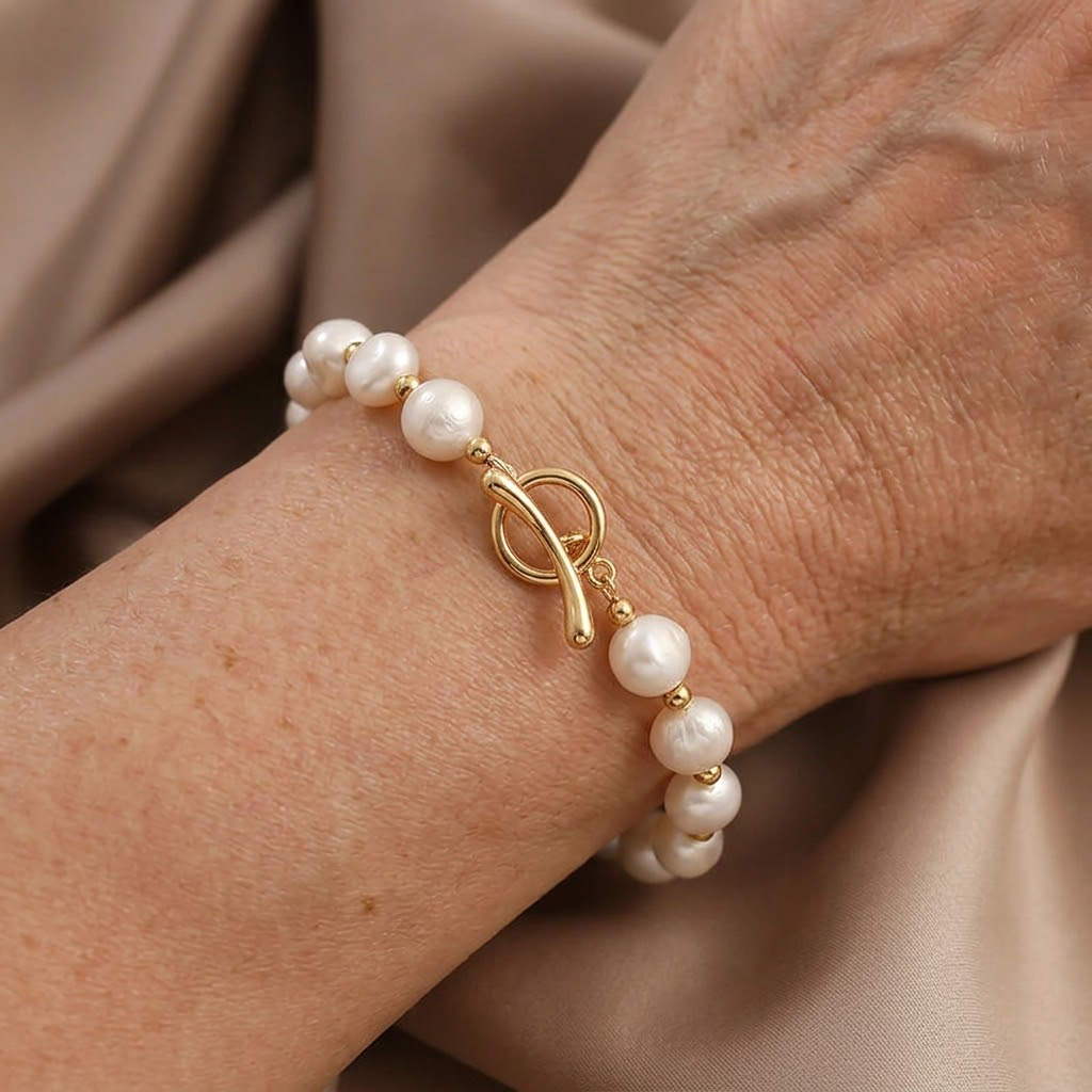 Baroque Pearl Bracelet - Elena Harper