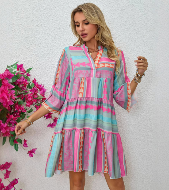Aurora | V-Neck A-Line Beach Dress (Almost sold out)