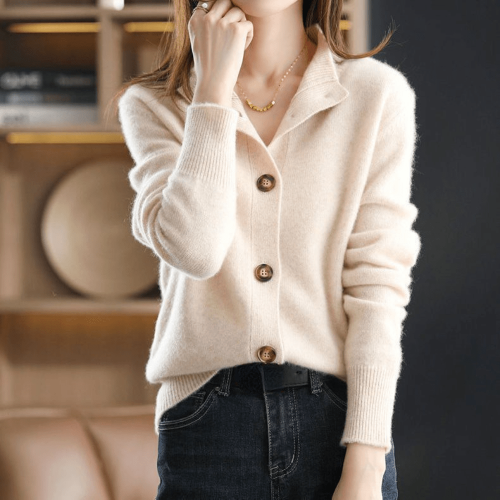Anny - Luxurious Cashmere Knit Cardigan