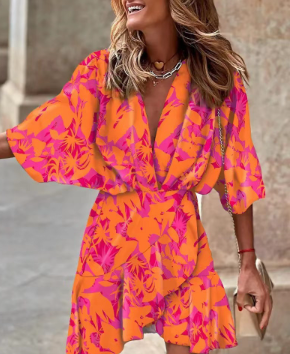 Yara - Floral Dress with Playful Ruffles
