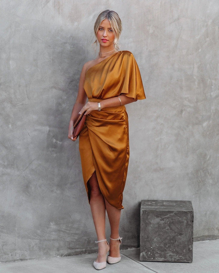 Kaelani | Chic Satin Dress
