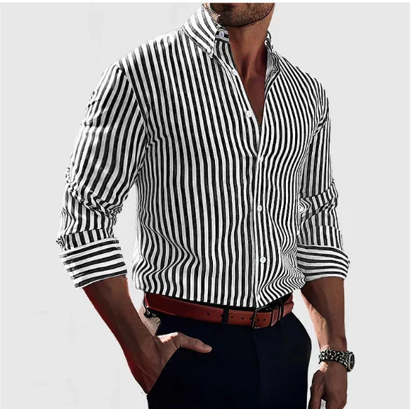 Striped Shirt with Confidence - Elena Harper