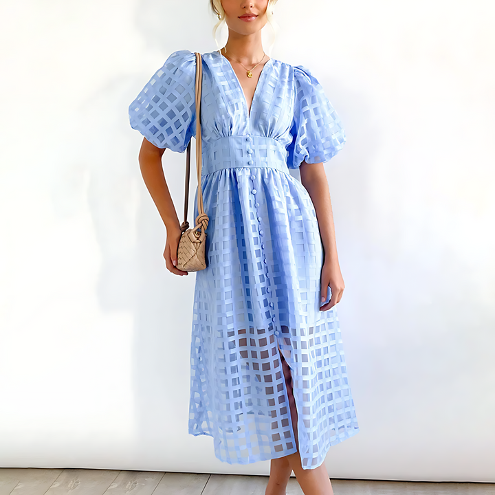 Women's Summer Midi Dress – Elegant and Lightweight