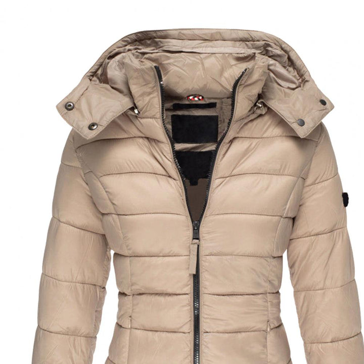 Sophie - Elegant Long Fitted Down Jacket