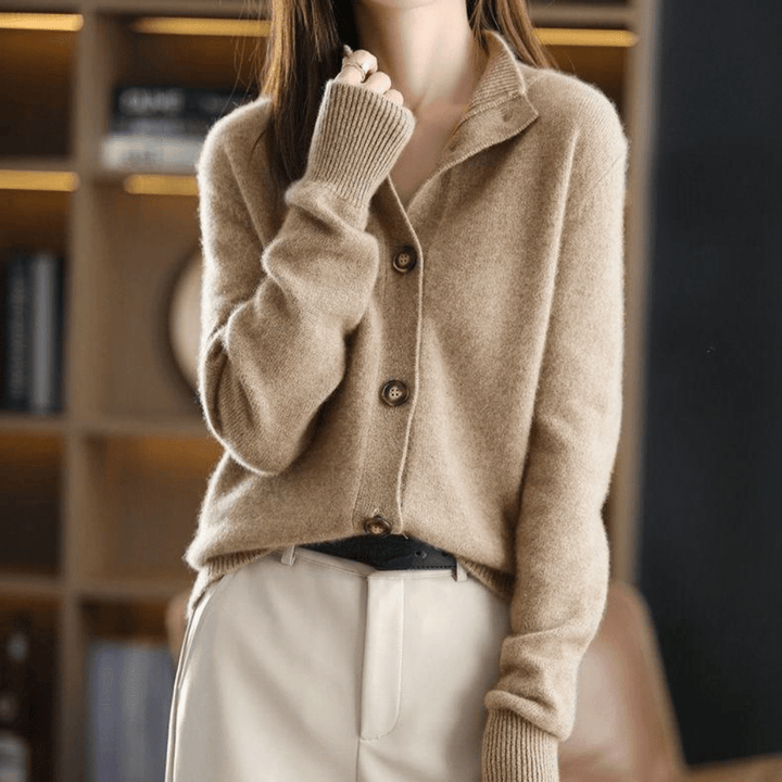 CLARA – COZY CHARM BUTTON SWEATER