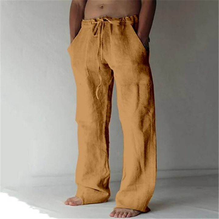 Kurt Men's Wide Loose Fit Casual Pants, view 4 - Elena Harper
