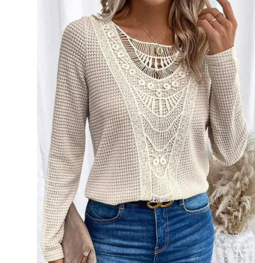 Shanelle / Chic and Elegant Lace Top - Elena Harper