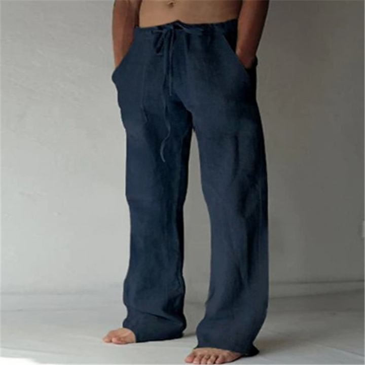 Kurt Men's Wide Loose Fit Casual Pants, view 3 - Elena Harper