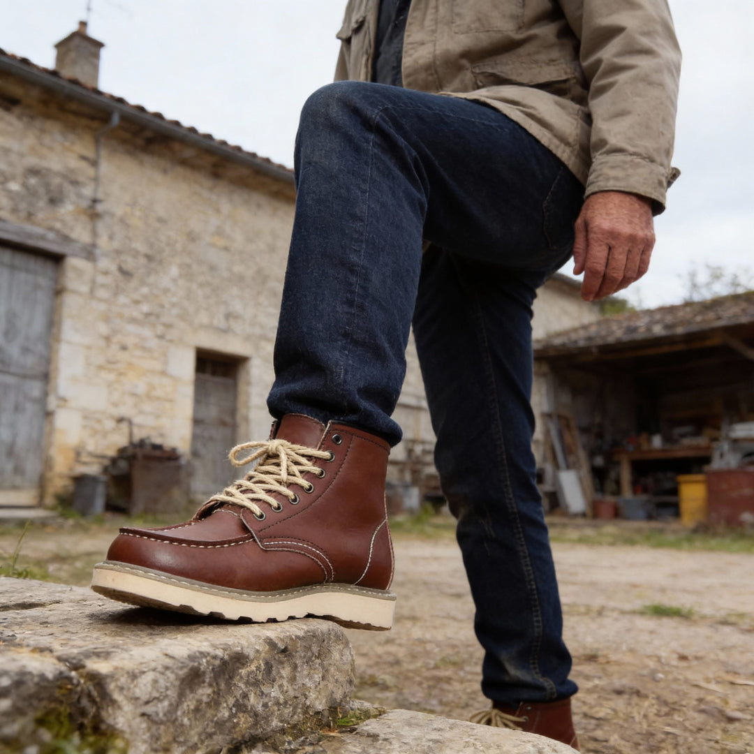 ELENA HARPER™  |  CLASSIC LACE-UP BOOTS FOR MEN