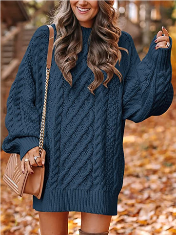 Chloé – Twisted Knit Sweater Dress