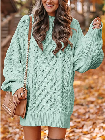 Chloé – Twisted Knit Sweater Dress