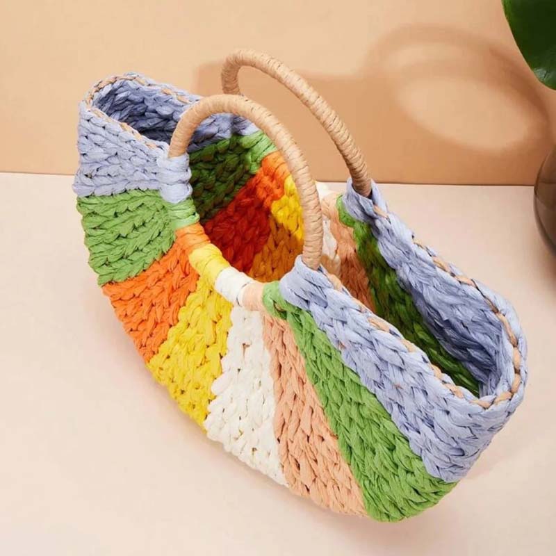 Handwoven Colorful Handbag
