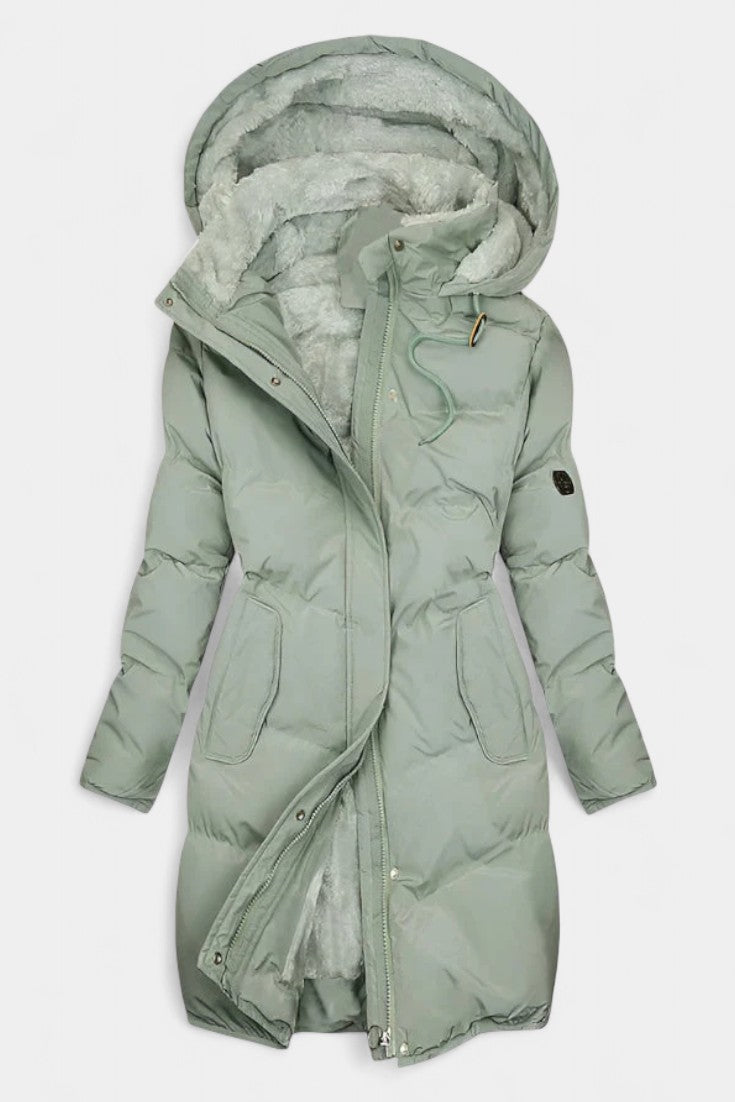 Coralind | Women's Hooded Winter Coat in Three Neutral Shades