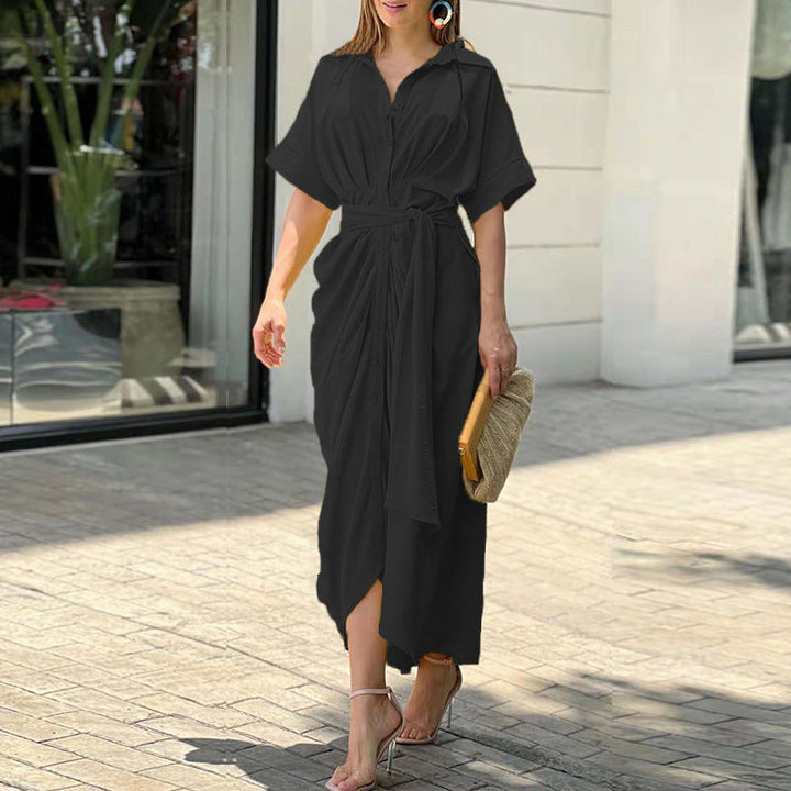 Tahlia Elegant Casual Dress, view 5 - Elena Harper
