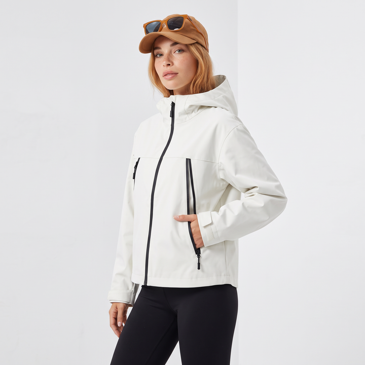 Women's Short Waterproof Jacket - Elena Harper