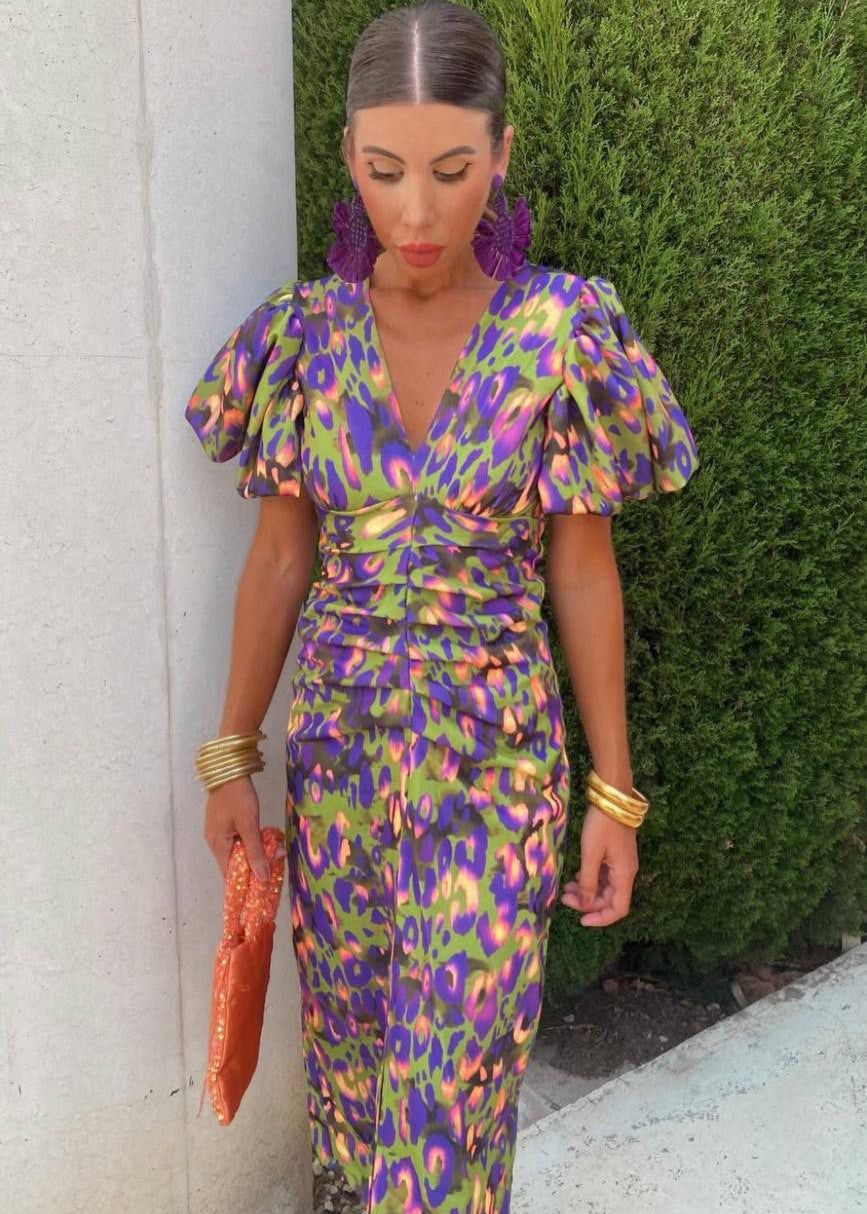 Daline Stylish and Vibrant Dress - Elena Harper